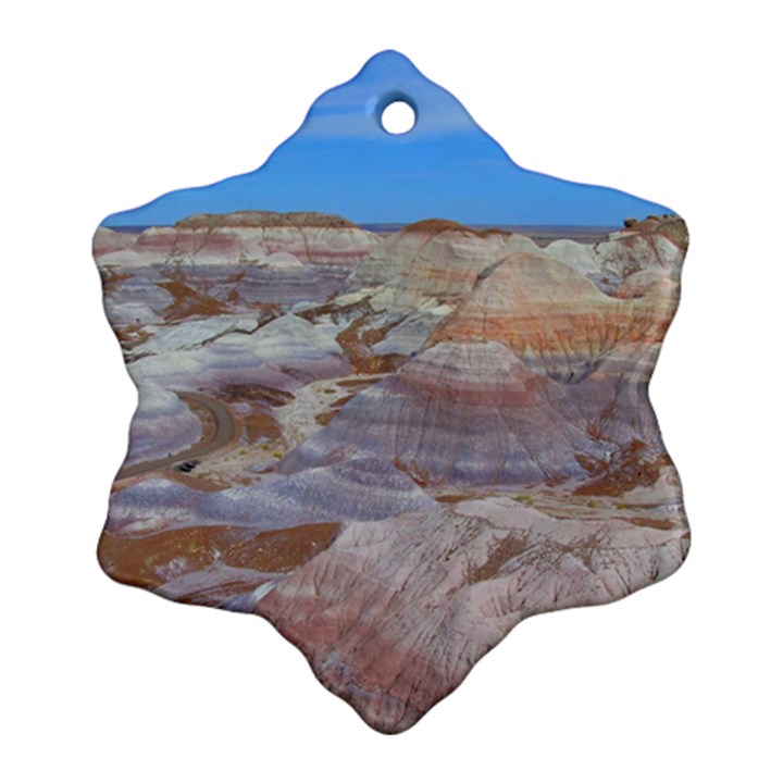 PAINTED DESERT Snowflake Ornament (2-Side)