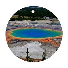 Grand Prismatic Round Ornament (two Sides)  by trendistuff