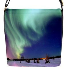 Aurora Borealis Flap Messenger Bag (s) by trendistuff