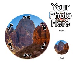 Zion National Park Playing Cards 54 (round)  by trendistuff