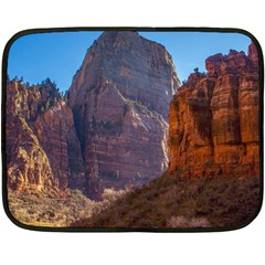 Zion National Park Fleece Blanket (mini) by trendistuff