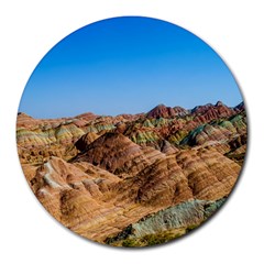 Zhangye Danxia Round Mousepads by trendistuff