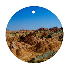 Zhangye Danxia Round Ornament (two Sides)  by trendistuff