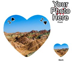 Zhangye Danxia Playing Cards 54 (heart)  by trendistuff