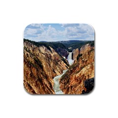 Yellowstone Gc Rubber Square Coaster (4 Pack)  by trendistuff