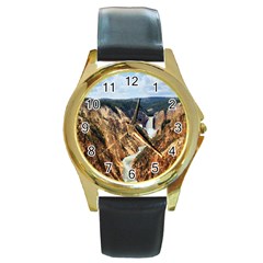 Yellowstone Gc Round Gold Metal Watches by trendistuff