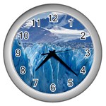 UPSALA GLACIER Wall Clocks (Silver)  Front