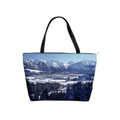 Snowy Mountains Shoulder Handbags by trendistuff