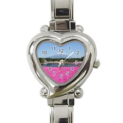 Shibazakura Heart Italian Charm Watch by trendistuff