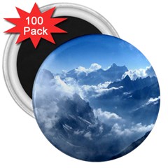 Kangchenjunga 3  Magnets (100 Pack) by trendistuff