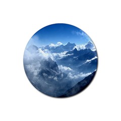 Kangchenjunga Rubber Coaster (round)  by trendistuff