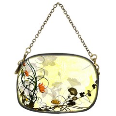 Wonderful Flowers With Leaves On Soft Background Chain Purses (one Side)  by FantasyWorld7