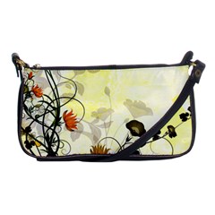 Wonderful Flowers With Leaves On Soft Background Shoulder Clutch Bags by FantasyWorld7