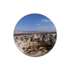 Cappadocia 3 Rubber Coaster (round)  by trendistuff