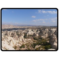 Cappadocia 3 Double Sided Fleece Blanket (large)  by trendistuff