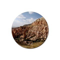 Cappadocia 2 Rubber Round Coaster (4 Pack)  by trendistuff