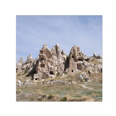 Cappadocia 1 Small Satin Scarf (square)  by trendistuff