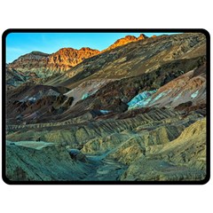 Artists Palette 1 Double Sided Fleece Blanket (large)  by trendistuff