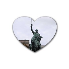 Washington Statue Heart Coaster (4 Pack)  by trendistuff