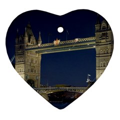 Tower Bridge Heart Ornament (2 Sides) by trendistuff