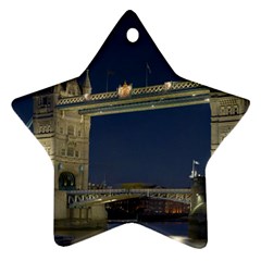 Tower Bridge Star Ornament (two Sides)  by trendistuff
