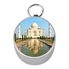 Taj Mahal Mini Silver Compasses by trendistuff