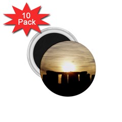 Sunset Stonehenge 1 75  Magnets (10 Pack)  by trendistuff