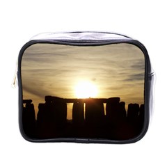 Sunset Stonehenge Mini Toiletries Bags by trendistuff