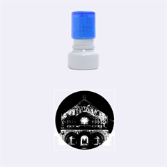 Stanford Chruch Rubber Round Stamps (small) by trendistuff