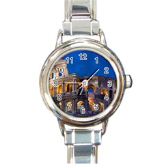 Rome Colosseum 2 Round Italian Charm Watches by trendistuff