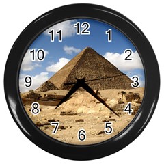 Pyramid Giza Wall Clocks (black) by trendistuff