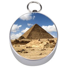 Pyramid Giza Silver Compasses