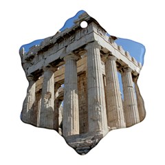 Parthenon Snowflake Ornament (2-side) by trendistuff