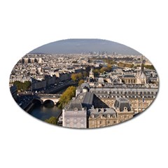 Notre Dame Oval Magnet by trendistuff