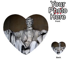 Lincoln Memorial Multi-purpose Cards (heart)  by trendistuff