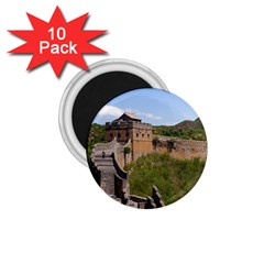 Great Wall Of China 3 1 75  Magnets (10 Pack)  by trendistuff
