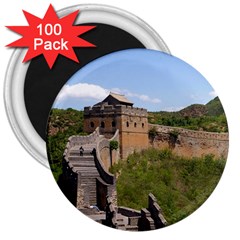 Great Wall Of China 3 3  Magnets (100 Pack) by trendistuff