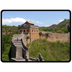 Great Wall Of China 3 Fleece Blanket (large)  by trendistuff