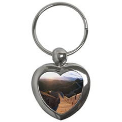 Great Wall Of China 2 Key Chains (heart)  by trendistuff