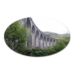 Glenfinnan Viaduct 2 Oval Magnet by trendistuff