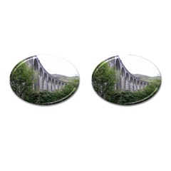 Glenfinnan Viaduct 2 Cufflinks (oval) by trendistuff