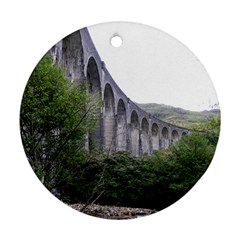 Glenfinnan Viaduct 2 Round Ornament (two Sides)  by trendistuff