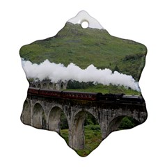 Glenfinnan Viaduct 1 Ornament (snowflake)  by trendistuff