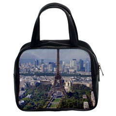 Eiffel Tower 2 Classic Handbags (2 Sides) by trendistuff