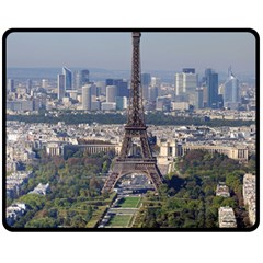 Eiffel Tower 2 Fleece Blanket (medium)  by trendistuff