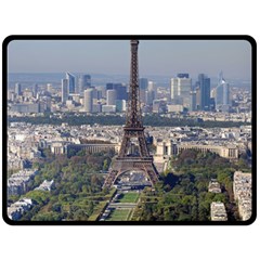 Eiffel Tower 2 Double Sided Fleece Blanket (large)  by trendistuff