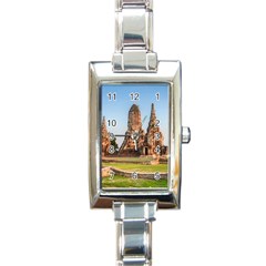 Chaiwatthanaram Rectangle Italian Charm Watches by trendistuff