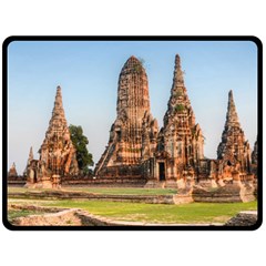 Chaiwatthanaram Fleece Blanket (large)  by trendistuff