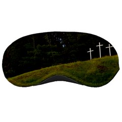 Three Crosses On A Hill Sleeping Masks by trendistuff