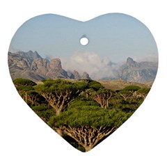 Socotra, Yemen Ornament (heart)  by trendistuff